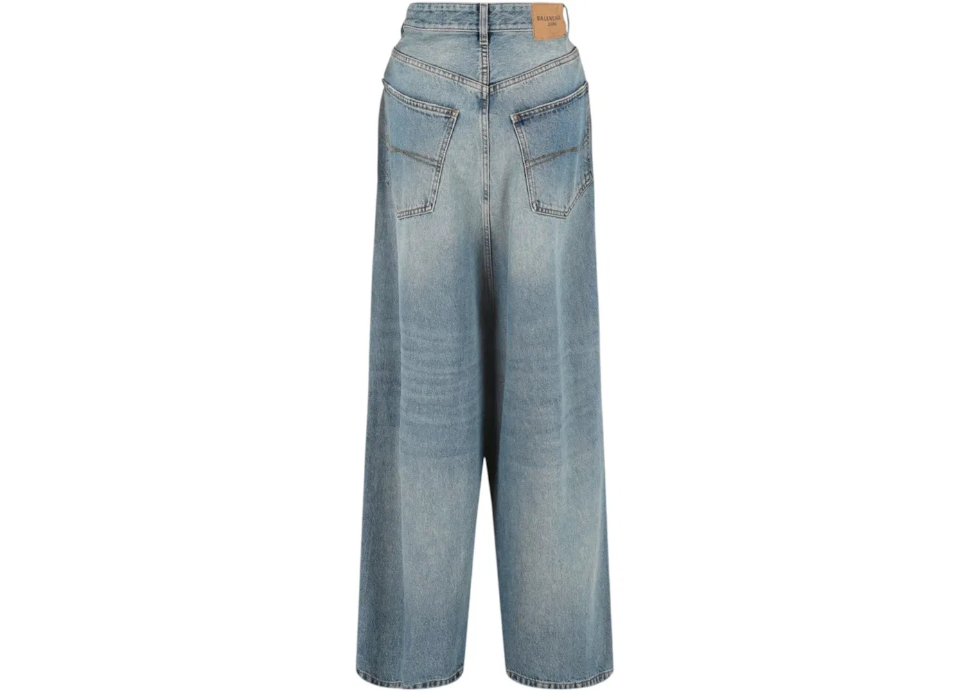 Женские джинсы с заниженной посадкой Balenciaga, цвет Medium/Vintage/Indigo — фото 2