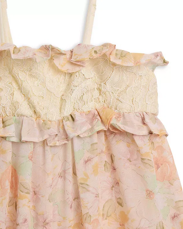 Детский комбинезон для девочек с цветочным принтом Anna Bardot, Floral Print — фото 3