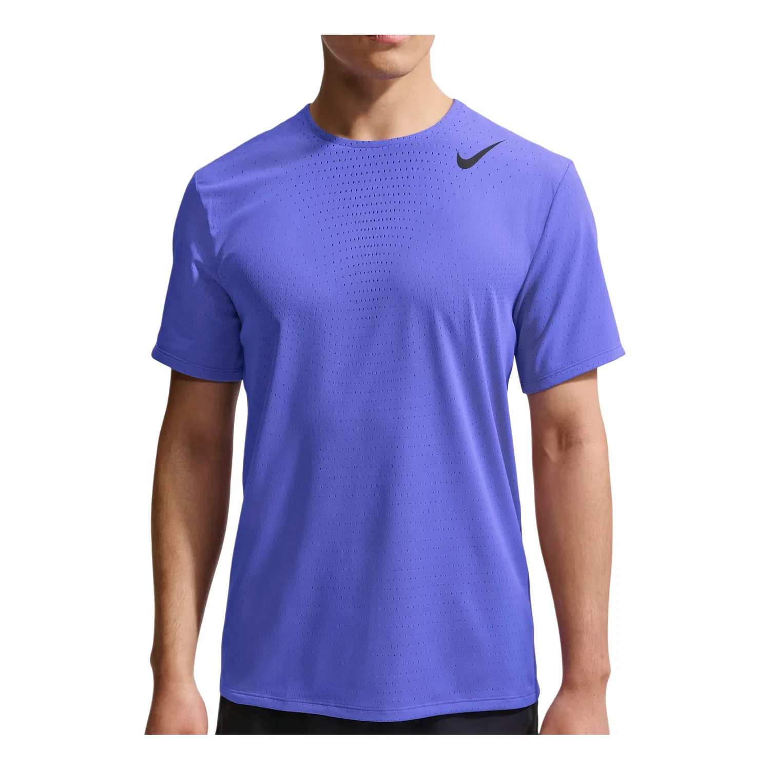 Мужская футболка для бега Nike Aeroswift Dri-FIT ADV Sapphire Black, фиолетовый