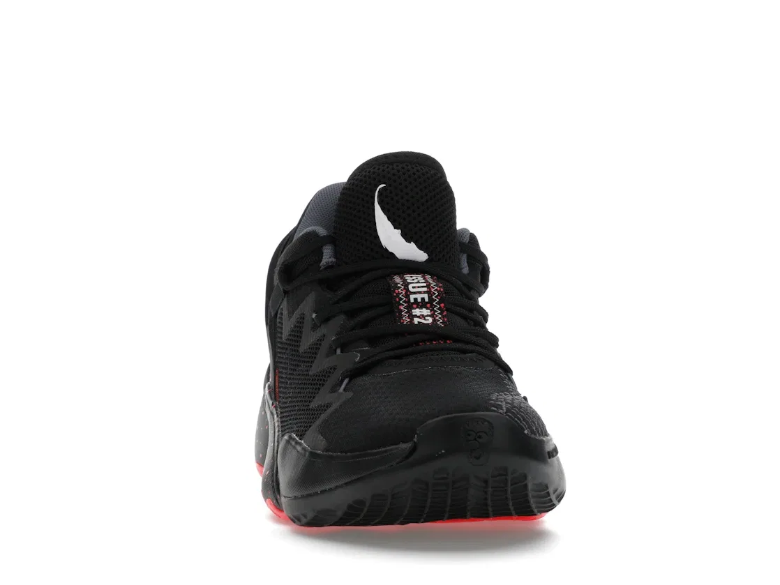 Детские кроссовки с принтом Adidas D.O.N. Issue #2 Adidas, Core Black Signal Pink Cloud White — фото 2