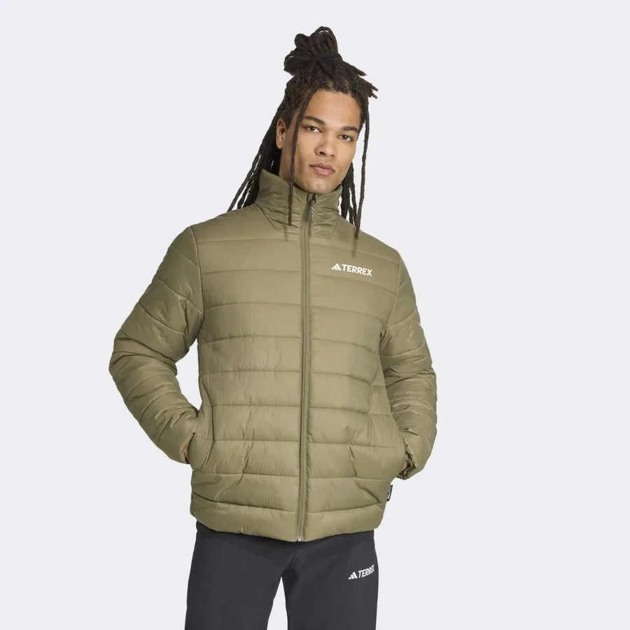 Мужская куртка для outdoor с капюшоном adidas Terrex Multi Essentials, Зеленый
