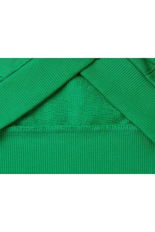 Детские свитшот для мальчиков с принтом Benetton Logo Embroidered United Colors Of Benetton, Green — фото 3