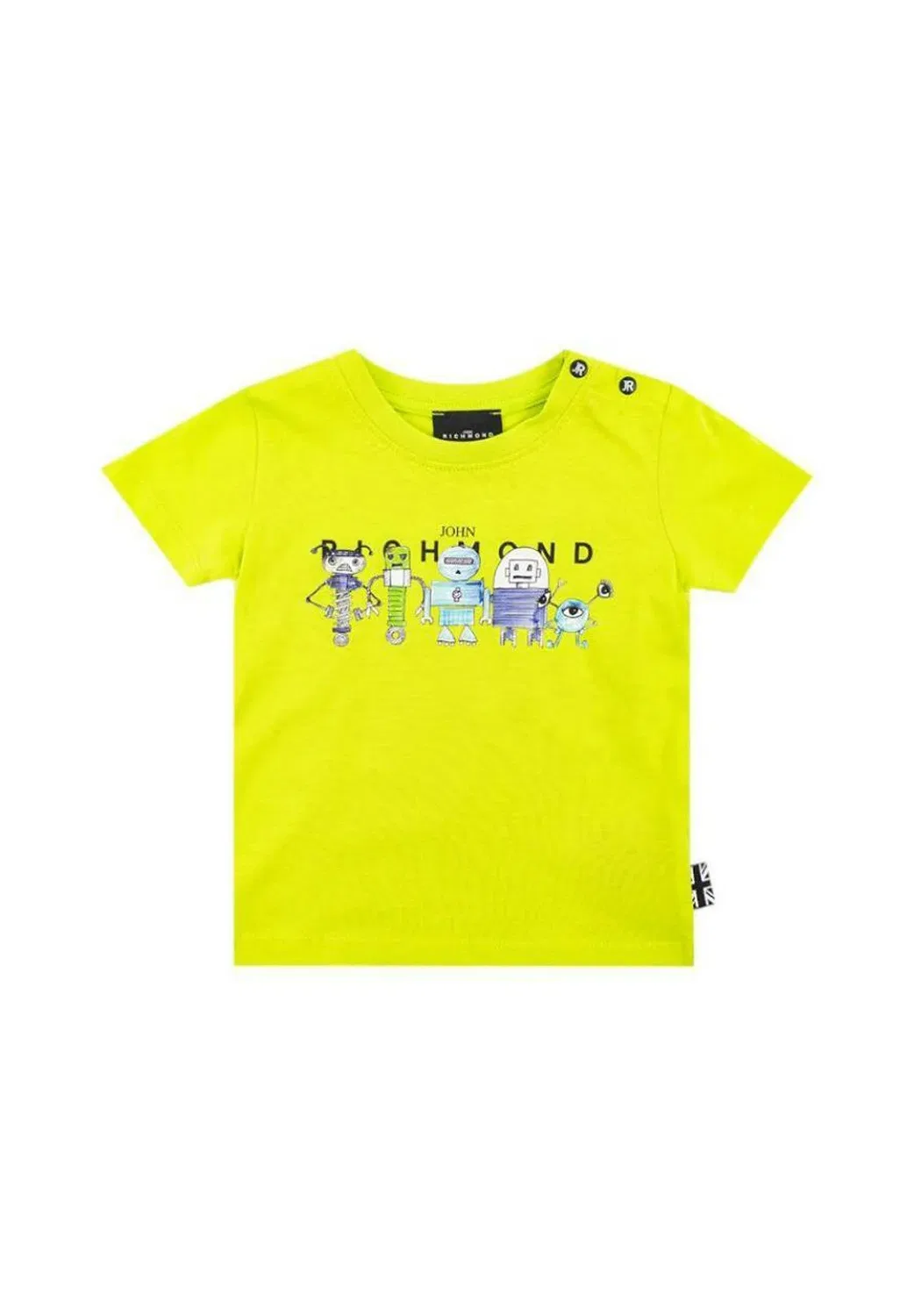 Футболка bambino rip24100ts_sw_lime - футболка с принтом John Richmond, Giallo