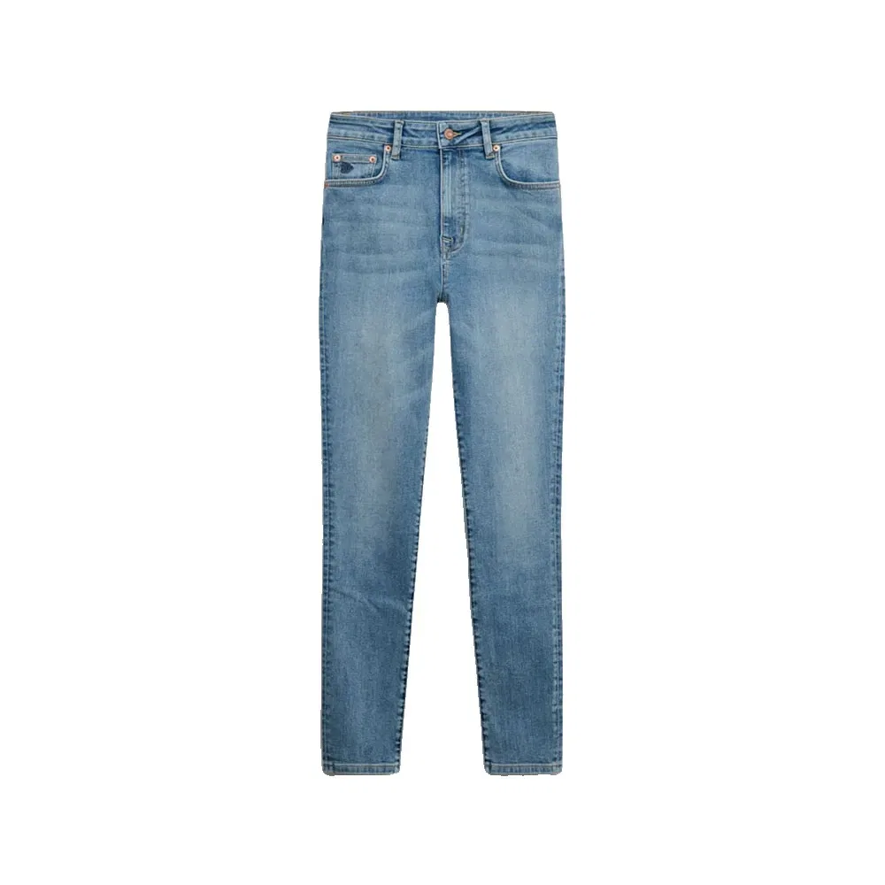 Женские джинсы скинни с высокой талией Superdry, Blue — фото 3