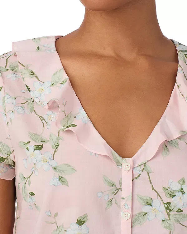 Женский комплект пижамы с цветочным принтом Ralph Lauren, Blush Floral — фото 2