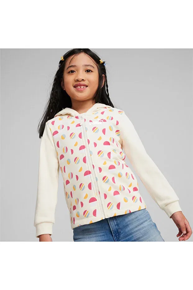 Детское худи для девочек с капюшоном Ess+ Summer Camp Fz Puma, Multicolor