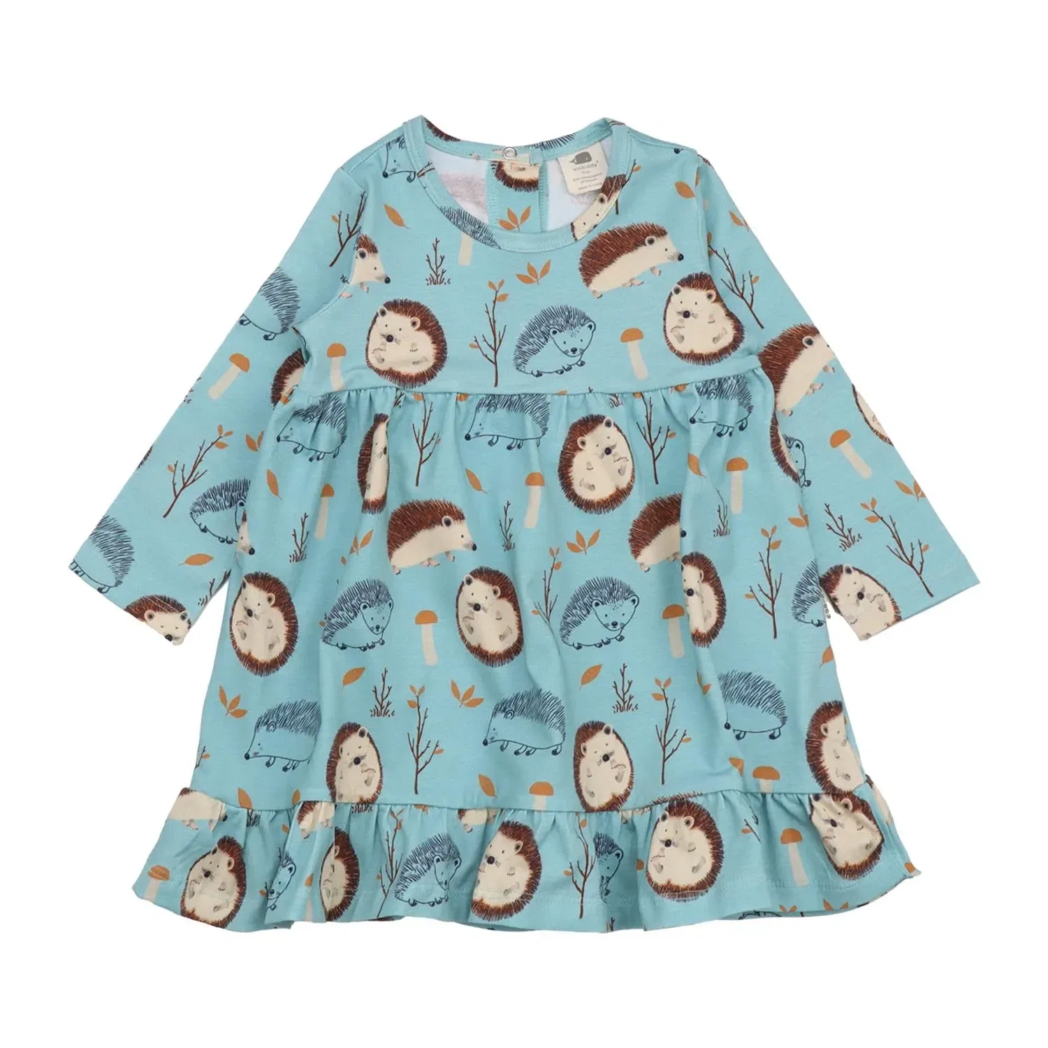 Платье с принтом Tiny Hedgehogs-Dress Walkiddy, разноцветный