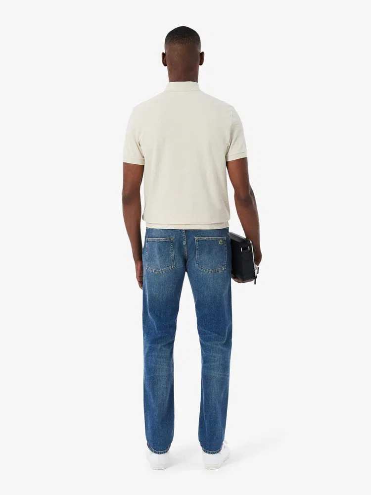 Джинсы Slim Fit LACOSTE, Navy — фото 3