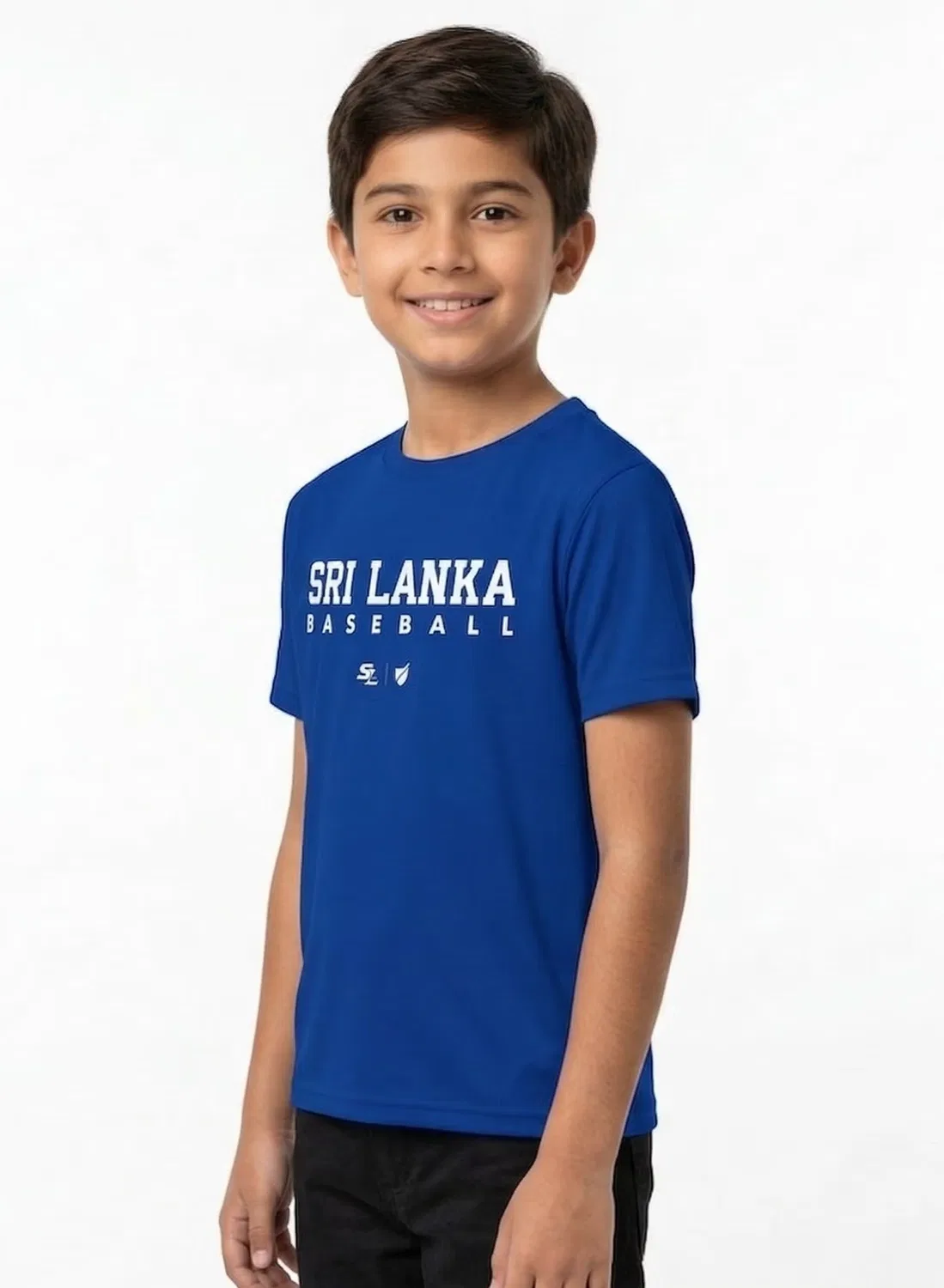Футболка с принтом Sri Lanka Baseball National Team, Baseball United, темно-синий