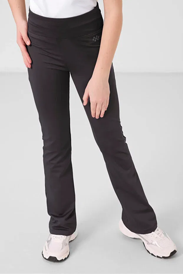 Детские леггинсы для девочек хлопковые Basics Tommy Life, Anthracite — фото 4