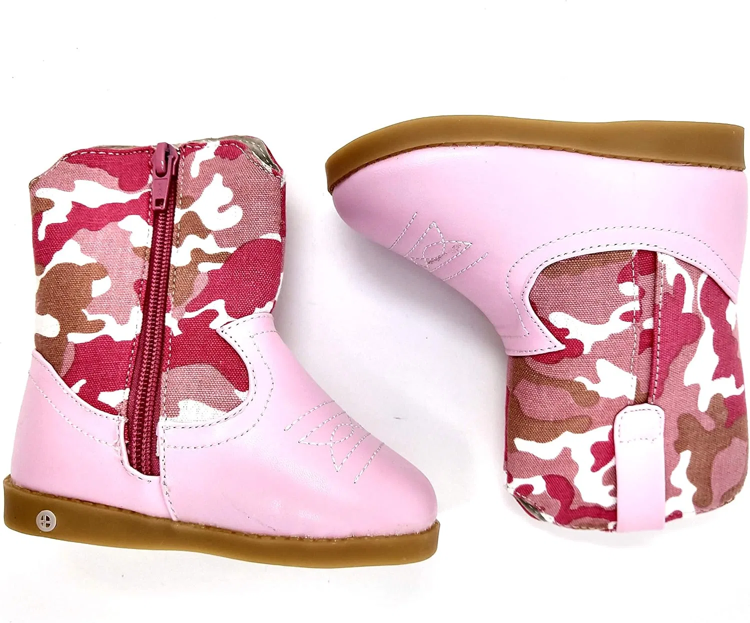 Детские ботинки для девочек со звуковым эффектом Sneak A' Roos, Pink Camo — фото 4