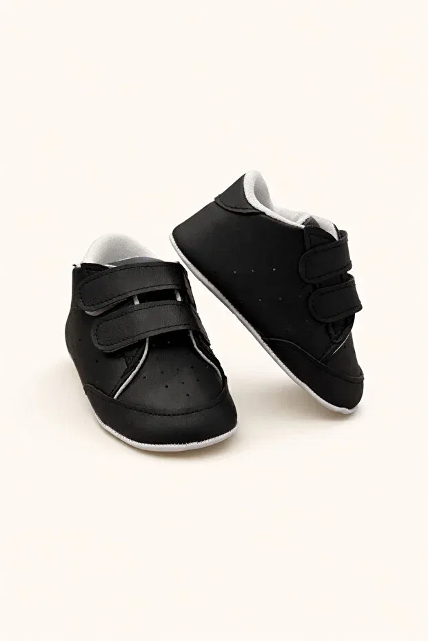 Детские кожаные туфли для девочек с плоской подошвой Minissa Baby Kids, Black