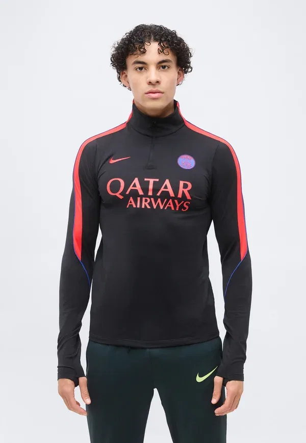 Тренировочная куртка Dri-fit Nike Performance/Global Red, черный/красный