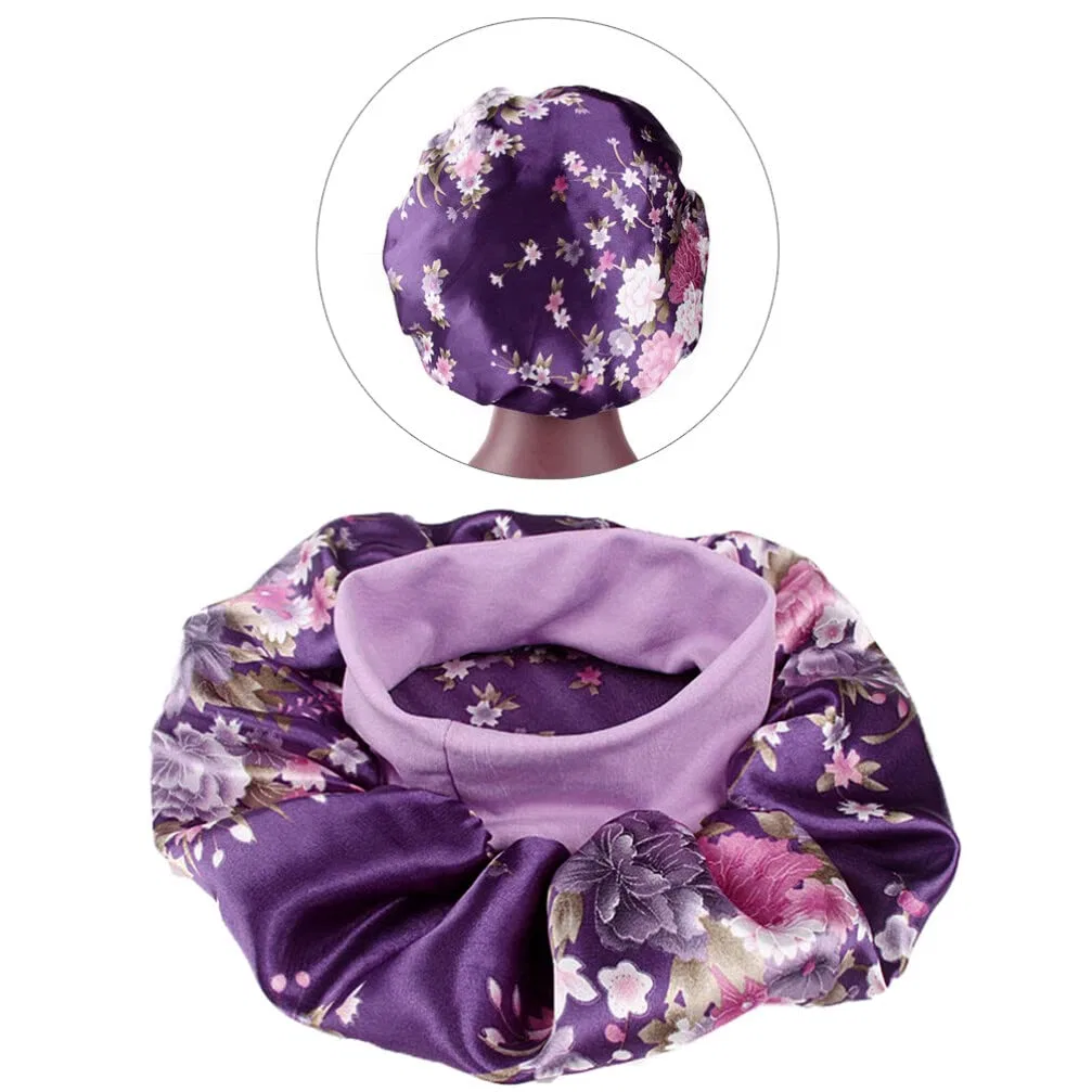 Шапочка для душа Satin, Amosfun, Purple