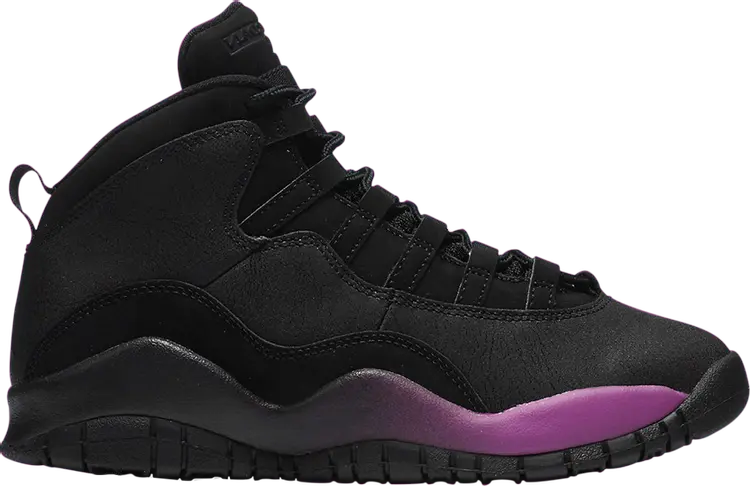 

Кроссовки Air Jordan 10 Retro GG Purple Fade, черный