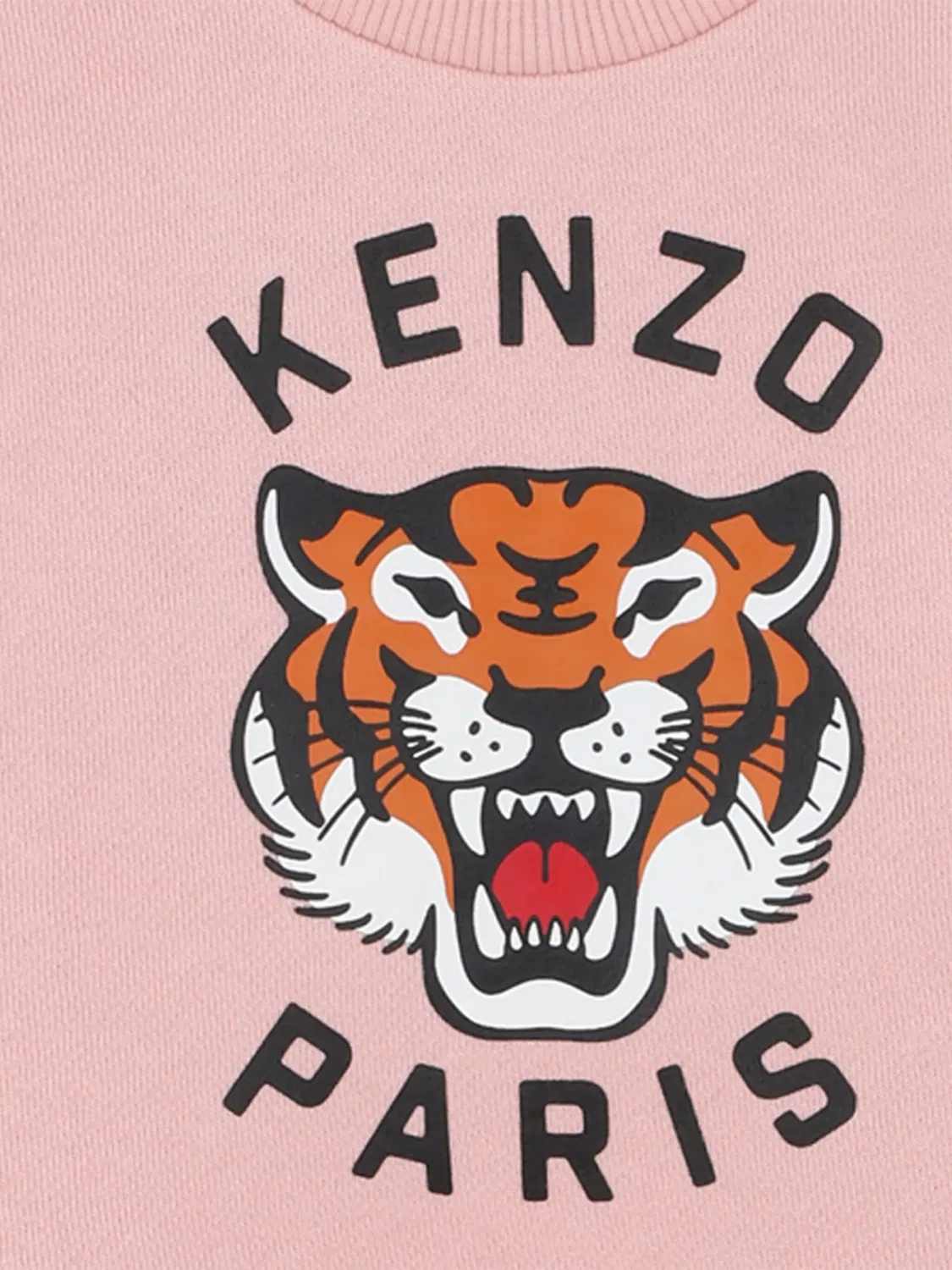 Платье с принтом Тигровой головы Kenzo, розовый — фото 2
