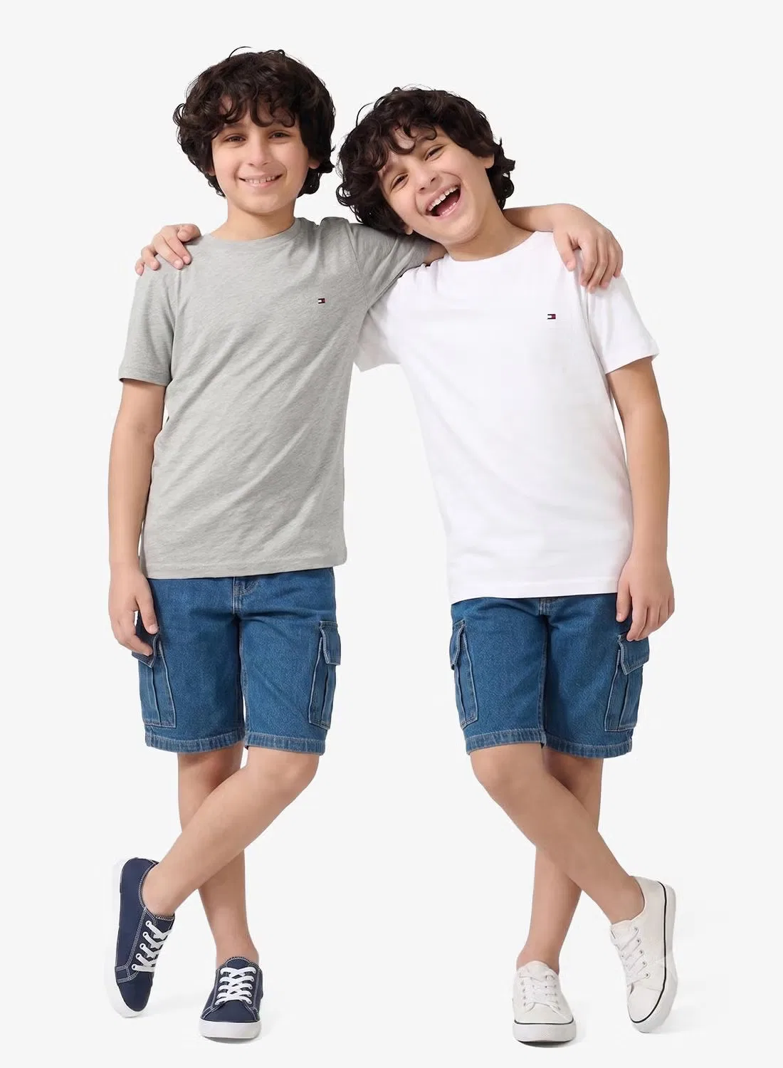 Комплект футболок с круглым вымрезом 2-Pack Signature Essential Tommy Hilfiger, мультиколор