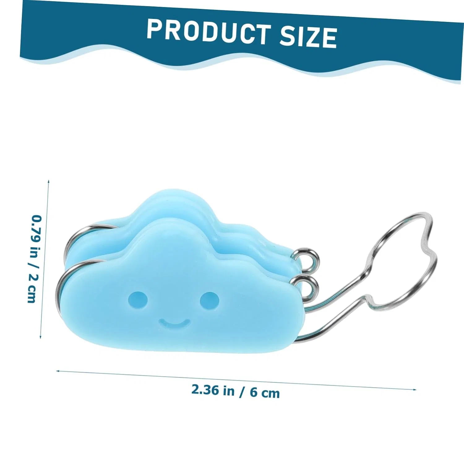 Носовой клип для коррекции носа, Minkissy, силикон, sky blue — фото 2