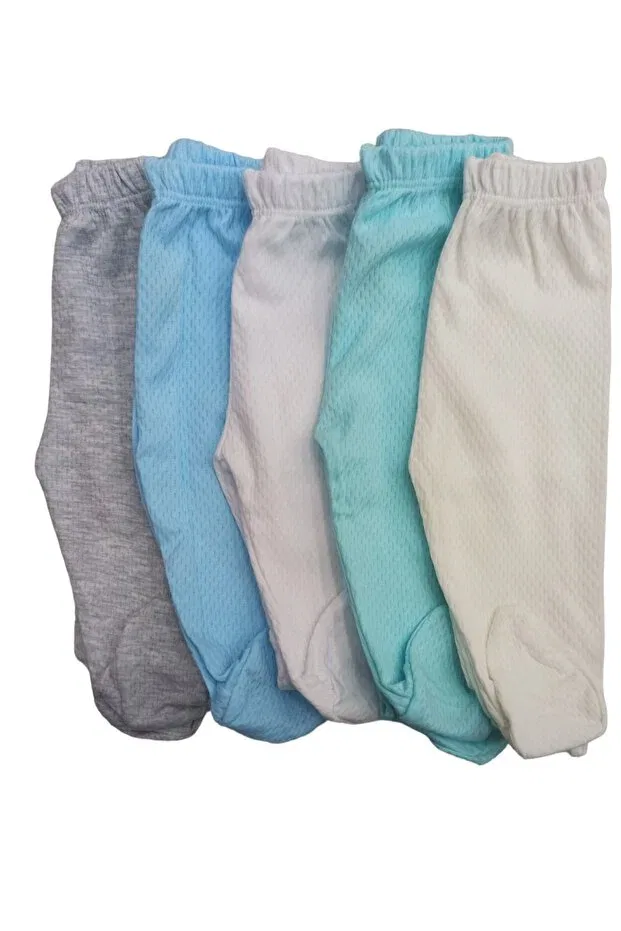 Детское боди без рукавов комплект 5 шт Bebedino, Cream, Aqua, White, Gray, Blue — фото 3