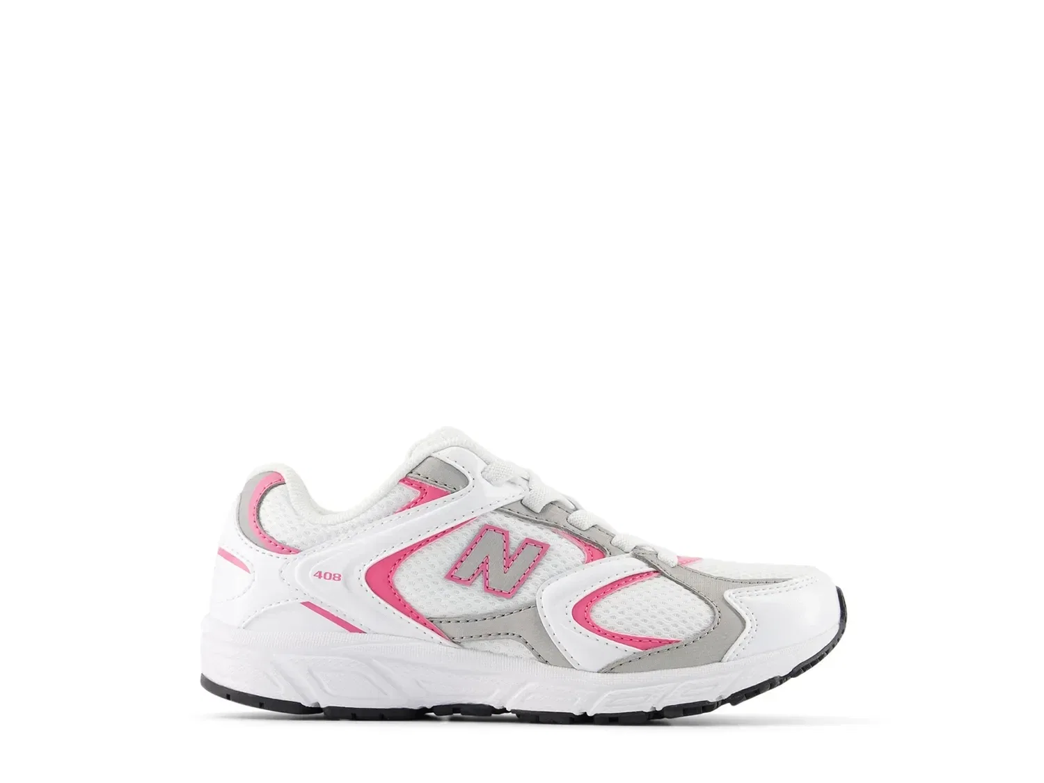 Кроссовки 408 Slip-On, New Balance, белый/розовый — фото 3