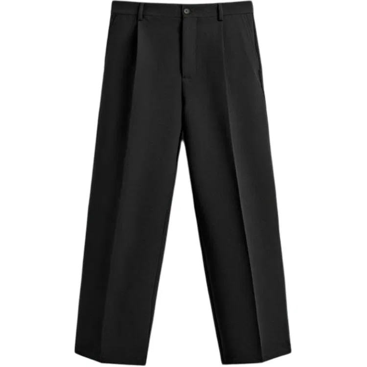 Детские брюки свободного кроя с широкими штанинами Black ZARA, Black