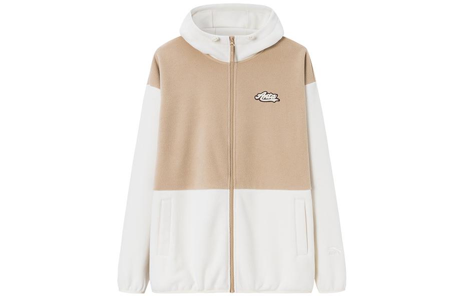 

Anta Life Collection Пальто с бархатистым эффектом Унисекс Пыльно-серый/Бежево-желтый