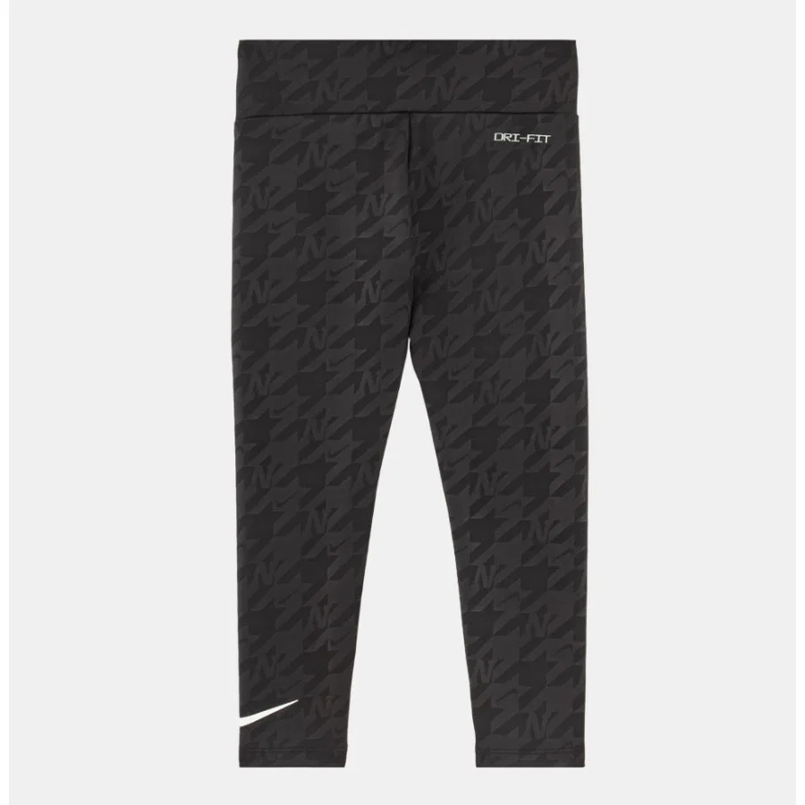 Леггинсы спортивные с принтом Nike Varsity Prep Legging, Черный — фото 2
