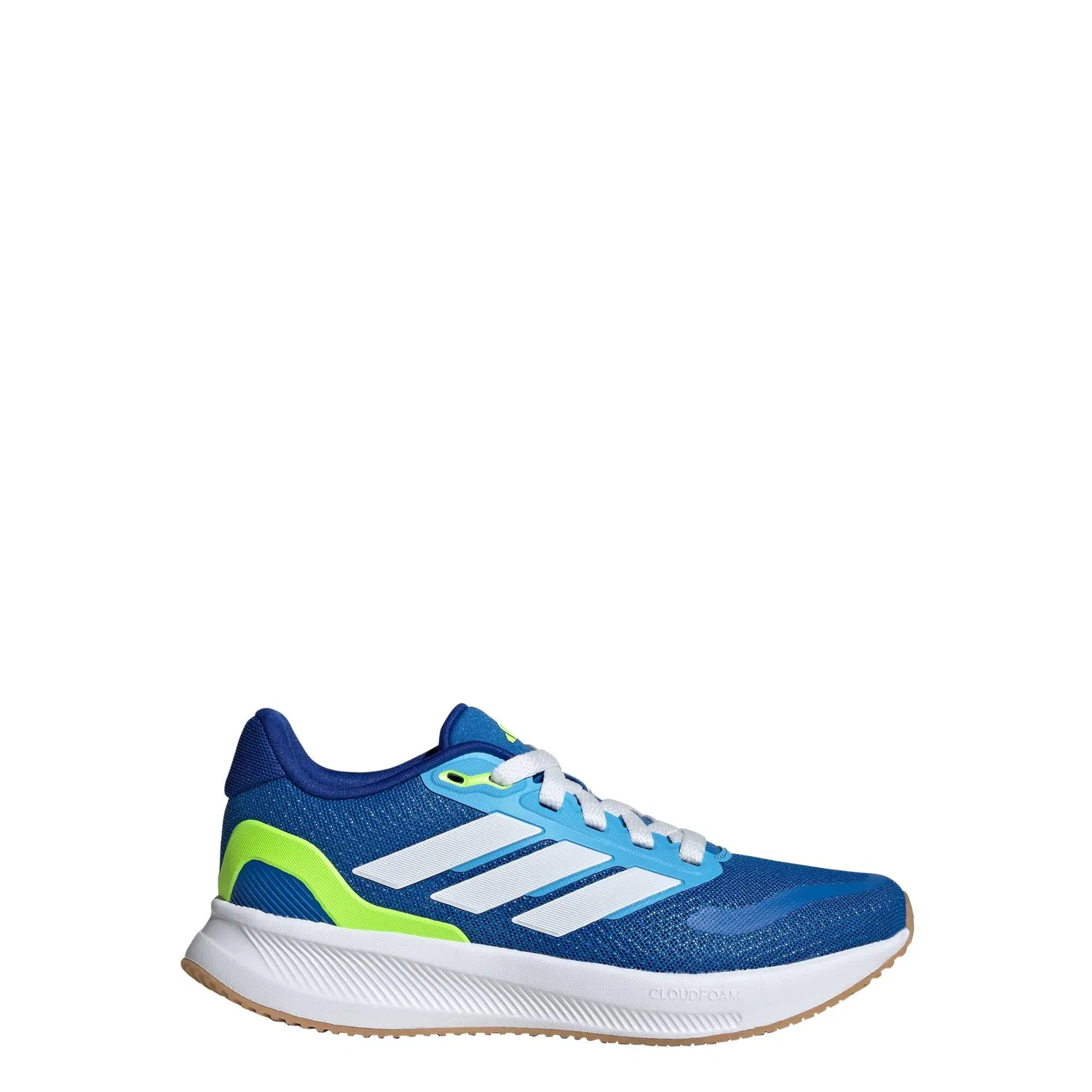 Детские кроссовки с шнуровкой Runfalcon 5 Adidas, Konigsblau Weiss Gelb — фото 2