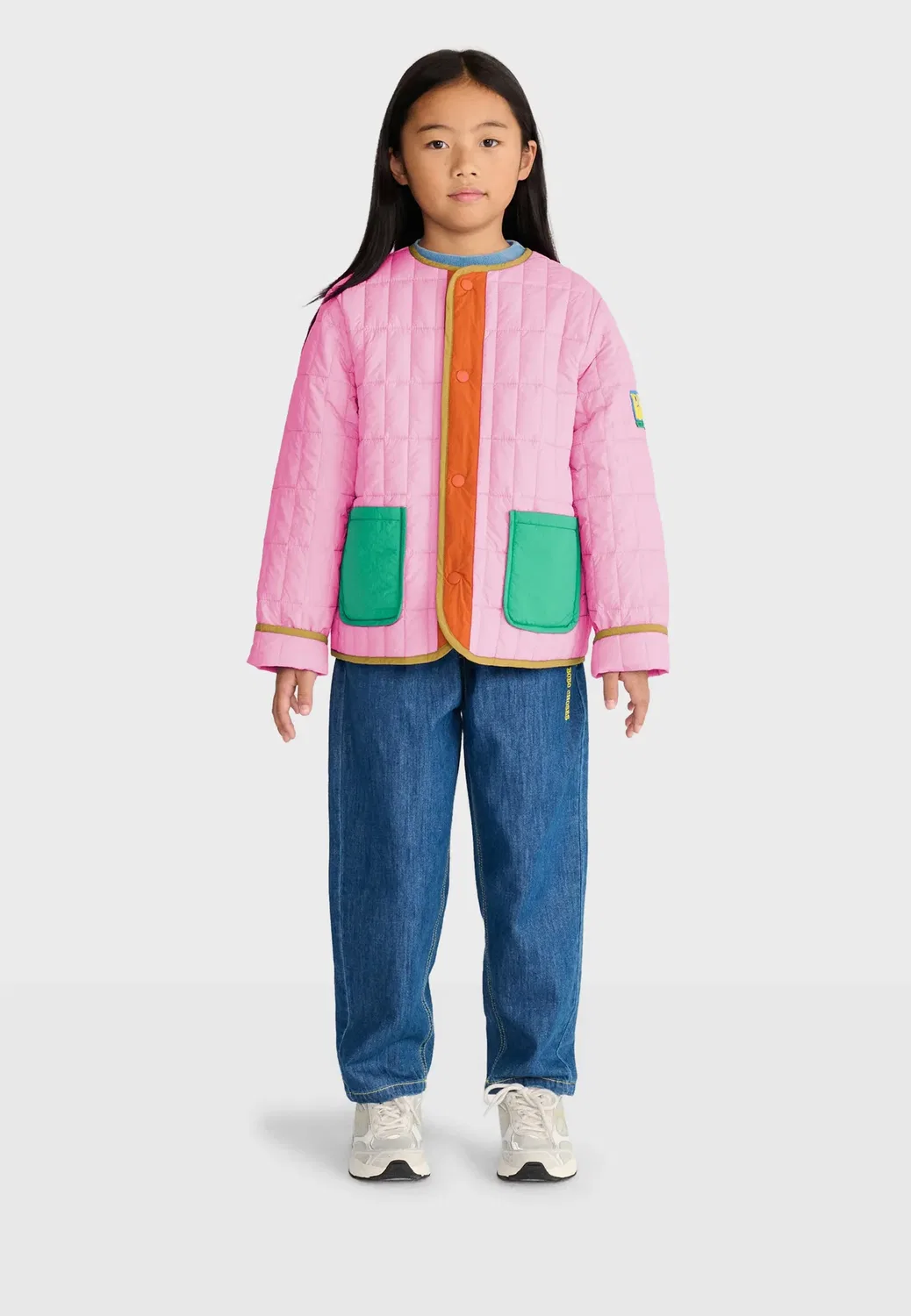 Куртка Booo bo choses унисекс - легкая куртка Bobo Choses, Light Pink — фото 2