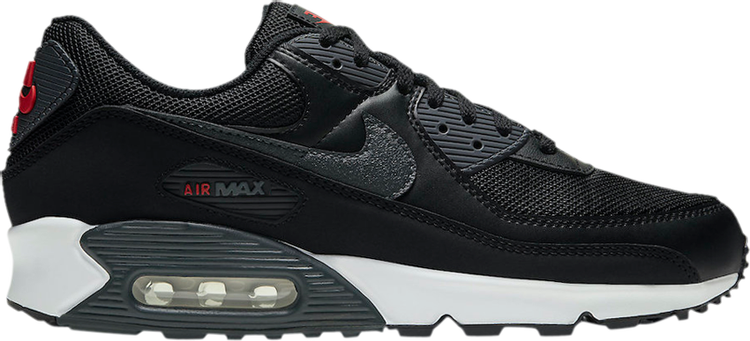 Кроссовки Nike Air Max 90, черно-белый - фото