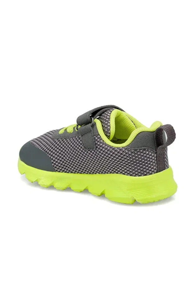 Детские кроссовки для мальчиков с липучкой Kinetix, Gray-Green — фото 3