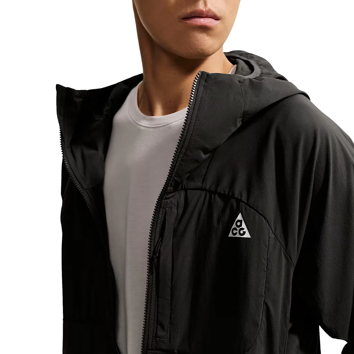 Мужская куртка с защитой от ультрафиолета Nike ACG Five Towers UV Protection Jacket, черный — фото 4