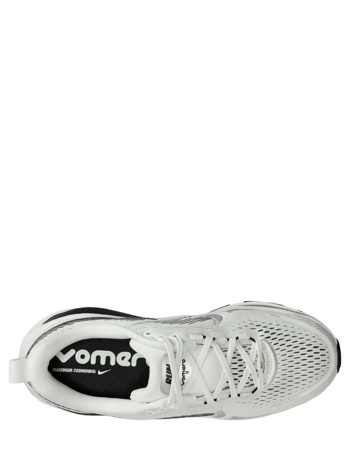 Кроссовки беговые Vomero 18 Nike, белый/серебристый — фото 4
