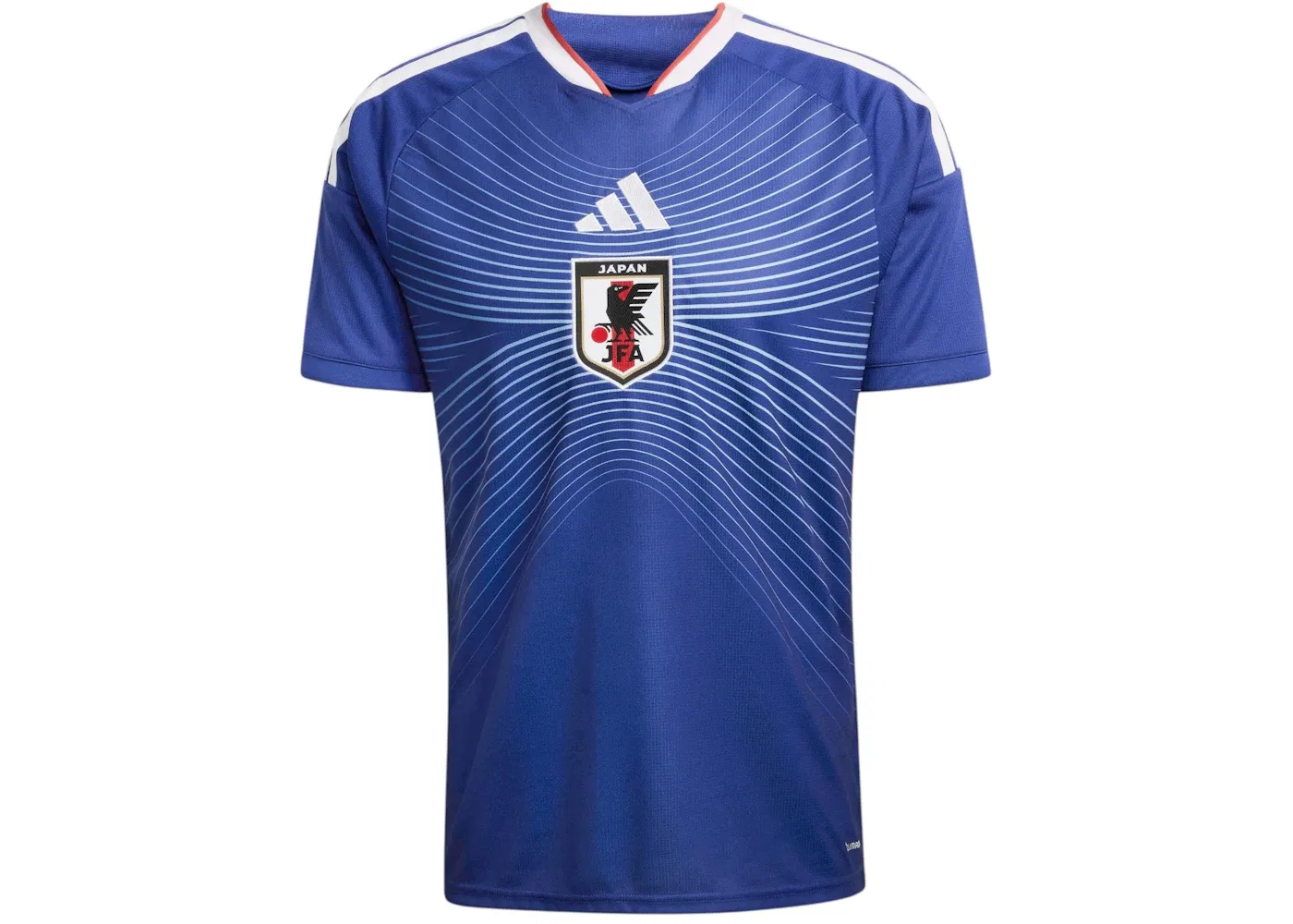 Детская футбольная джерси с длинным рукавом Jersey Adidas, Japan Blue Ash Blue