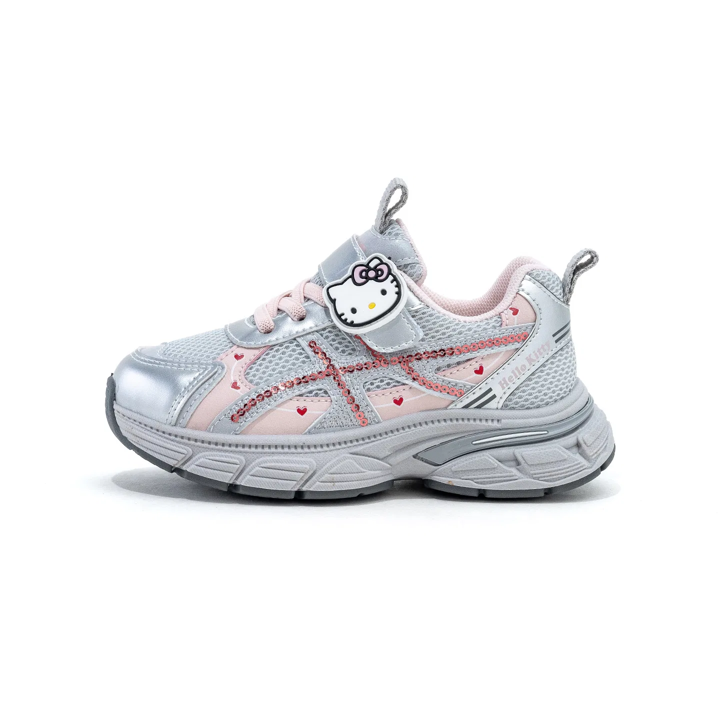 Детские уличные кроссовки Hello Kitty Sanrio, Silver