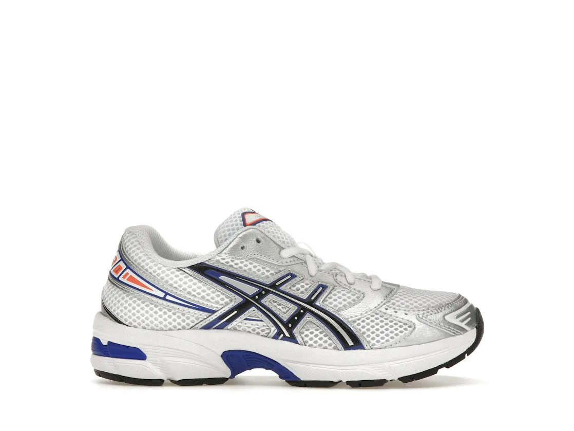 Детские кроссовки для повседневной носки ASICS Gel-1130, White/Prussian Blue
