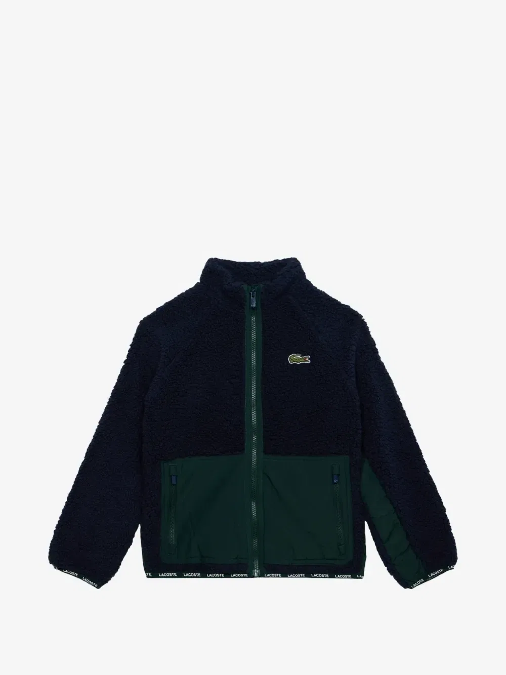 Куртка на флисовой подкладке Lacoste Kids, синий