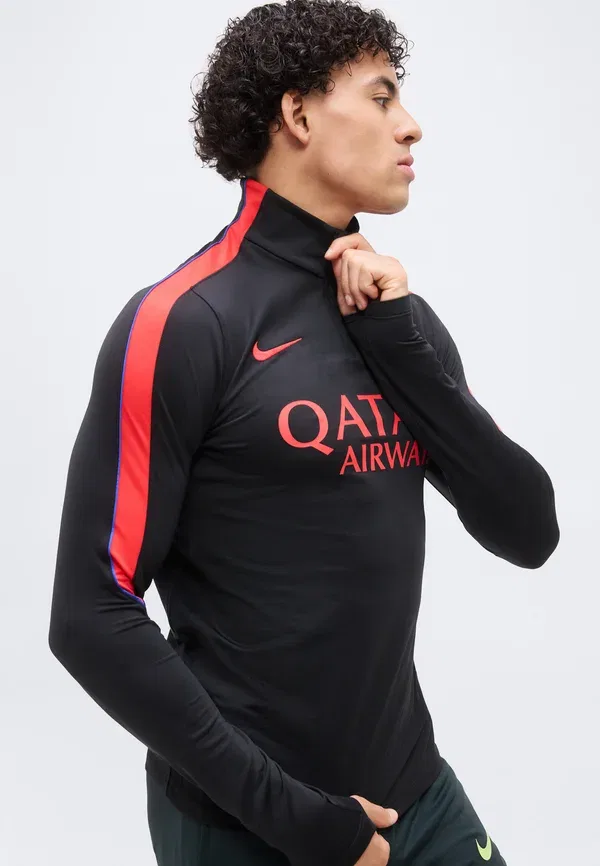 Тренировочная куртка Dri-fit Nike Performance/Global Red, черный/красный — фото 4
