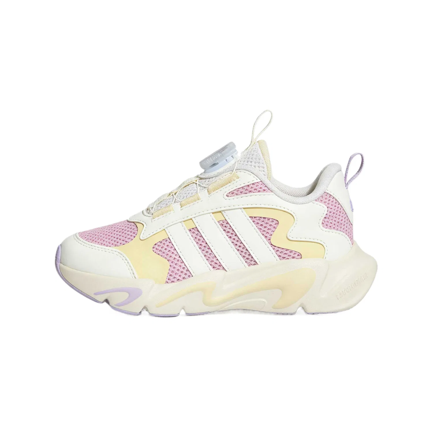 Детские кроссовки для бега Adidas, Light Purple/Jade White/Warm Vanilla