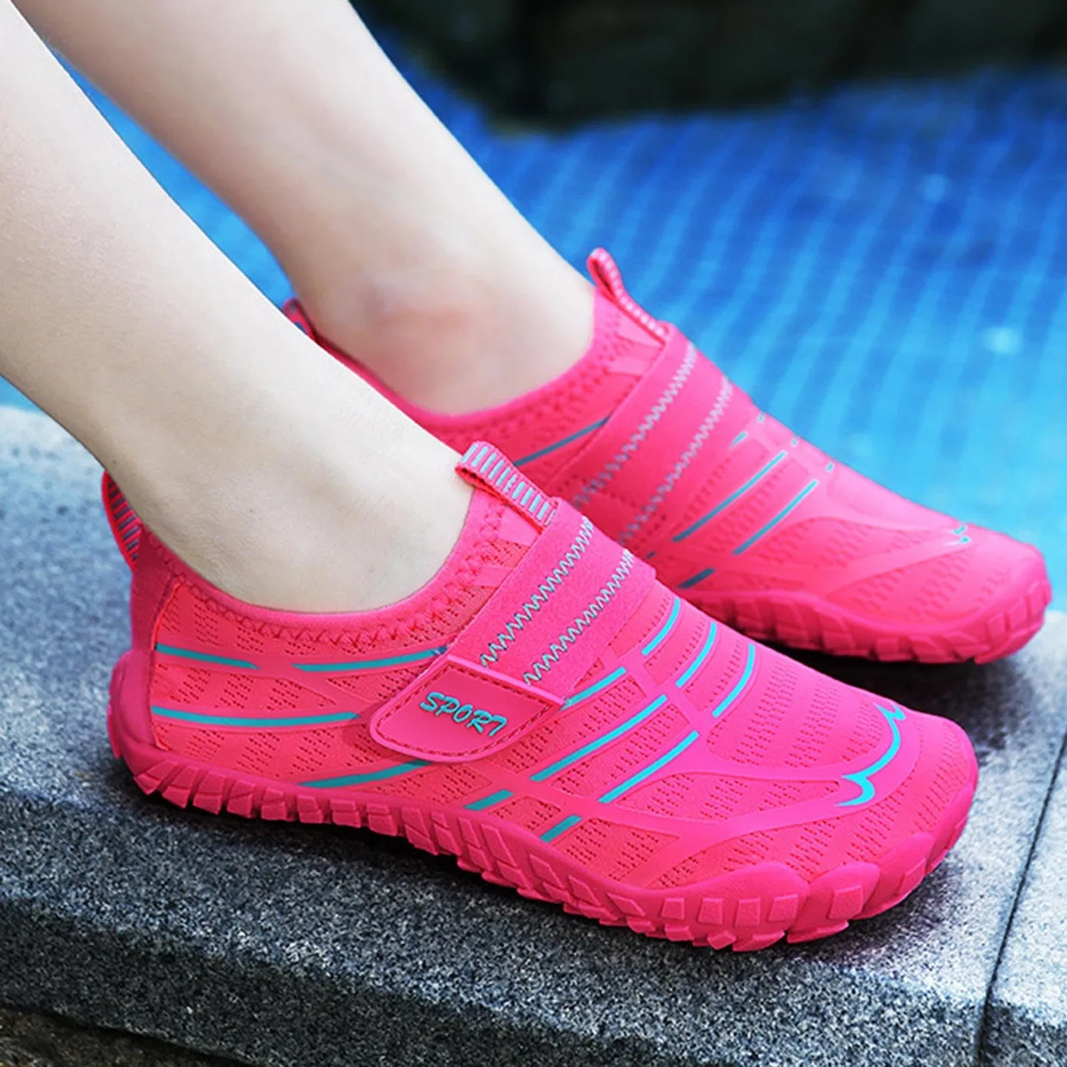Детские кроссовки для мальчиков Barefoot Bambino, Hot Pink — фото 3