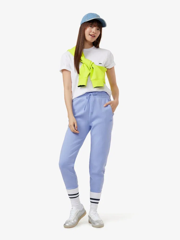 Джоггеры женские LACOSTE XF0142-55N 5QD, Double Face, темно-синие — фото 4