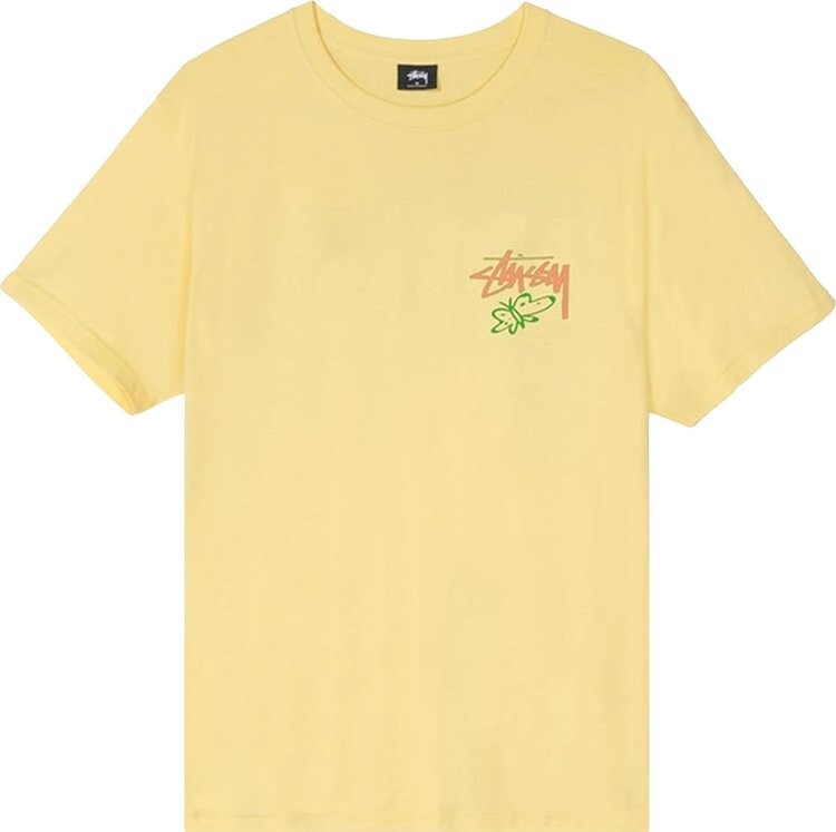 

Футболка Stussy Super Bloom Tee 'Yellow', желтый