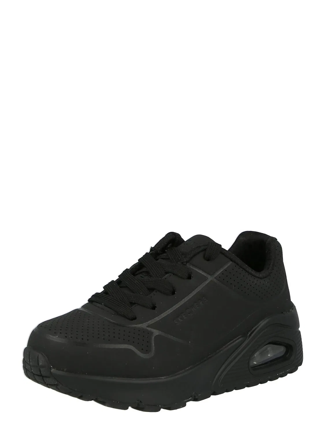 Детские кроссовки для мальчиков с воздушной подушкой One Stand on Air Skechers, Black Synthetic Black Trim