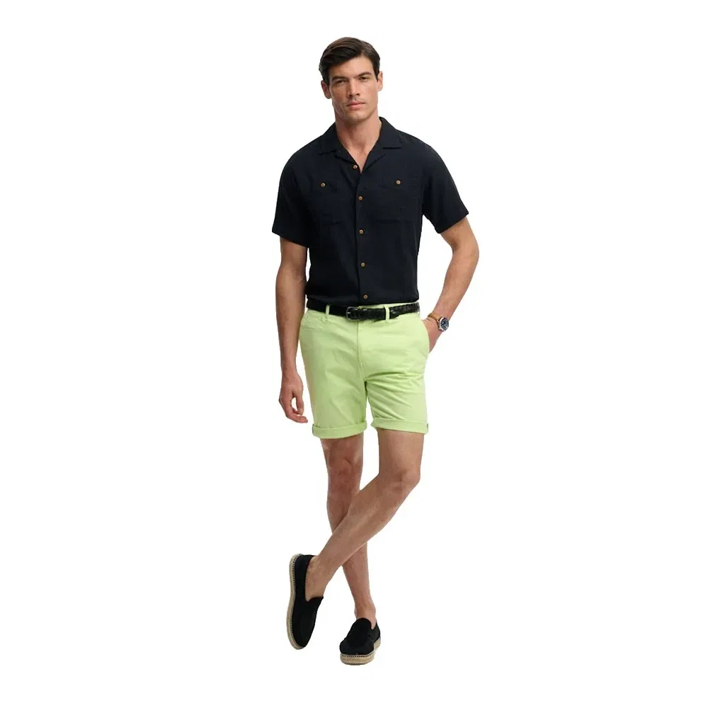 Брюки Regular Chino Premium Superdry, зеленый — фото 4