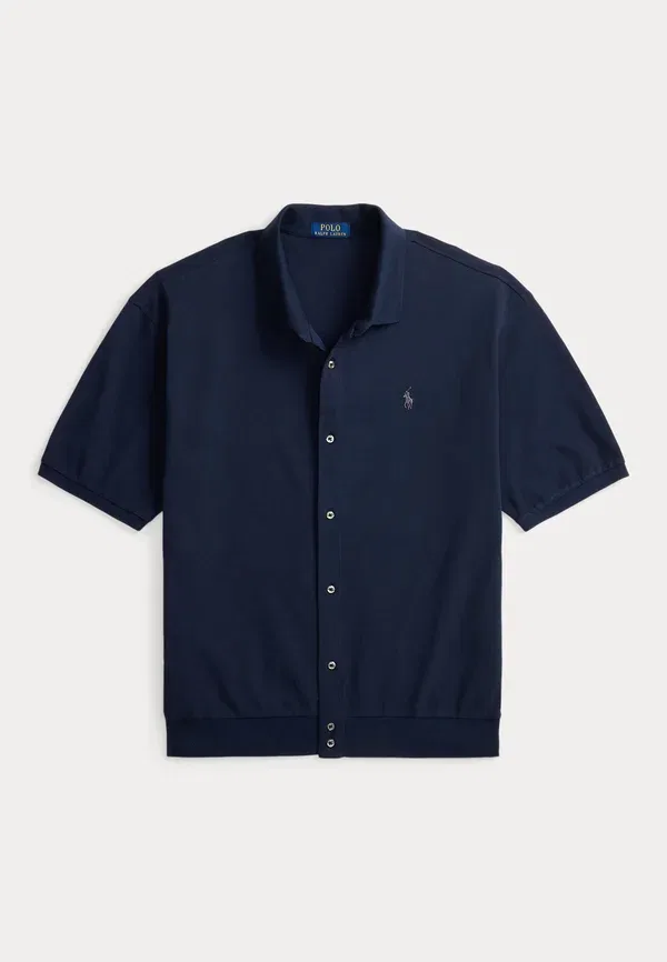 Рубашка из хлопка пике Polo Ralph Lauren, Aviator темно-синий — фото 4