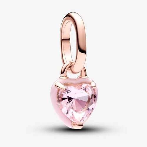

Шарм-подвеска Pandora ME Chakra Heart Mini, розовое золото/розовый