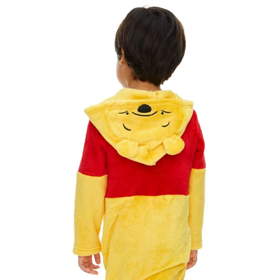 Детский комбинезон-пижама Cosplay Hooded One Piece Winnie the Pooh, Pooh Yellow Red — фото 3