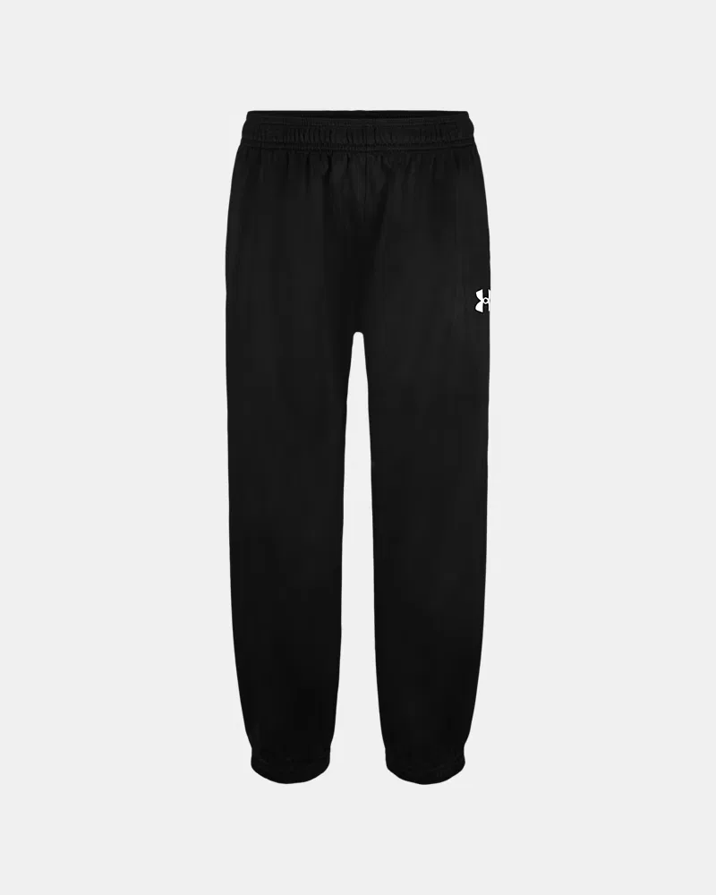 Джоггеры для мальчиков утепленные свободного кроя Armour Fleece UnderArmour, Black/Castlerock