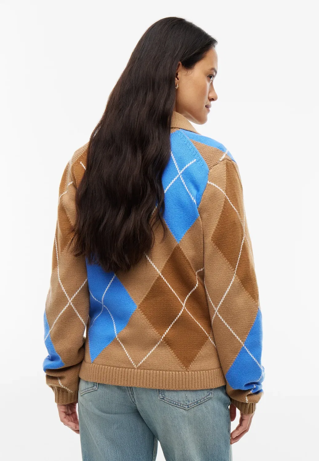 Футболка с длинным рукавом в стиле «аргайл» Tommy Hilfiger, Safari Canvas Argyle — фото 3