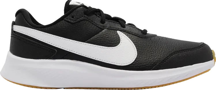 

Кроссовки Nike Varsity Leather GS 'Black White', черный